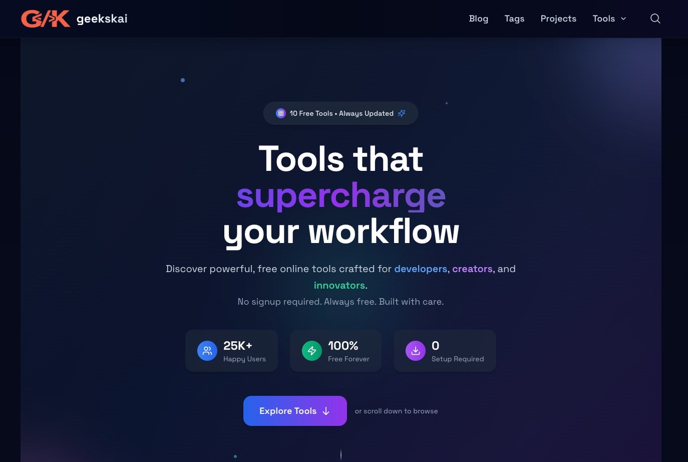 https://geekskai.com/tools/