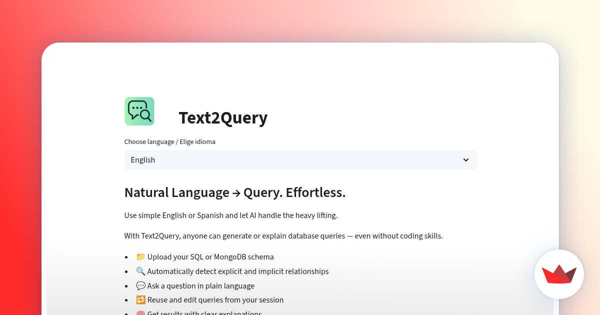 https://text2query.com/