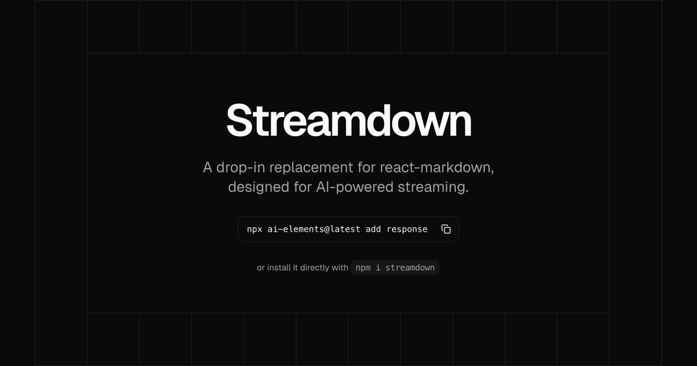https://streamdown.ai/