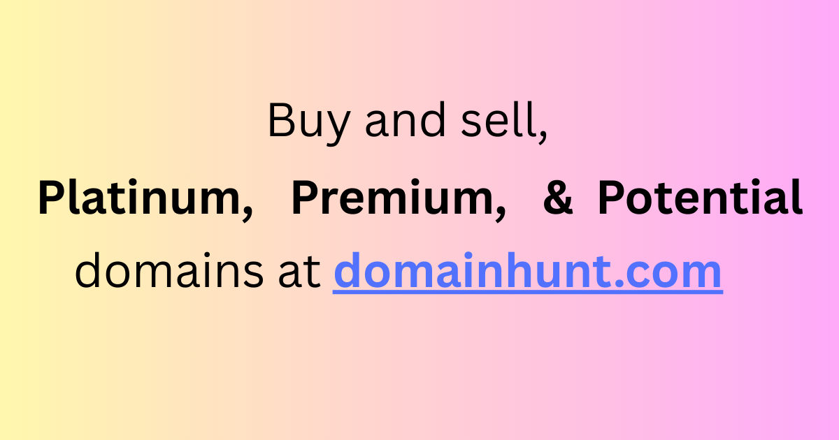 https://domainhunt.com