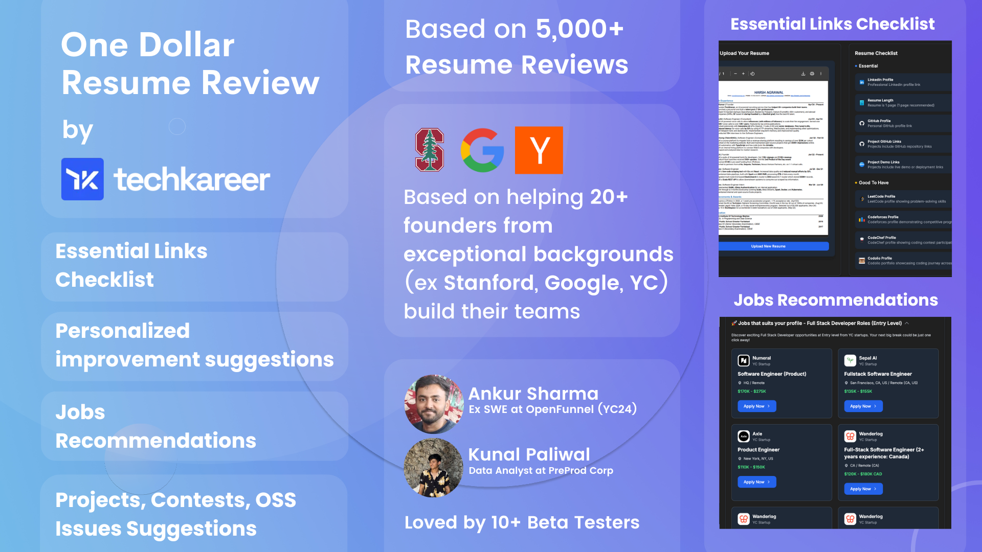 https://www.techkareer.com/one-dollar-resume-review