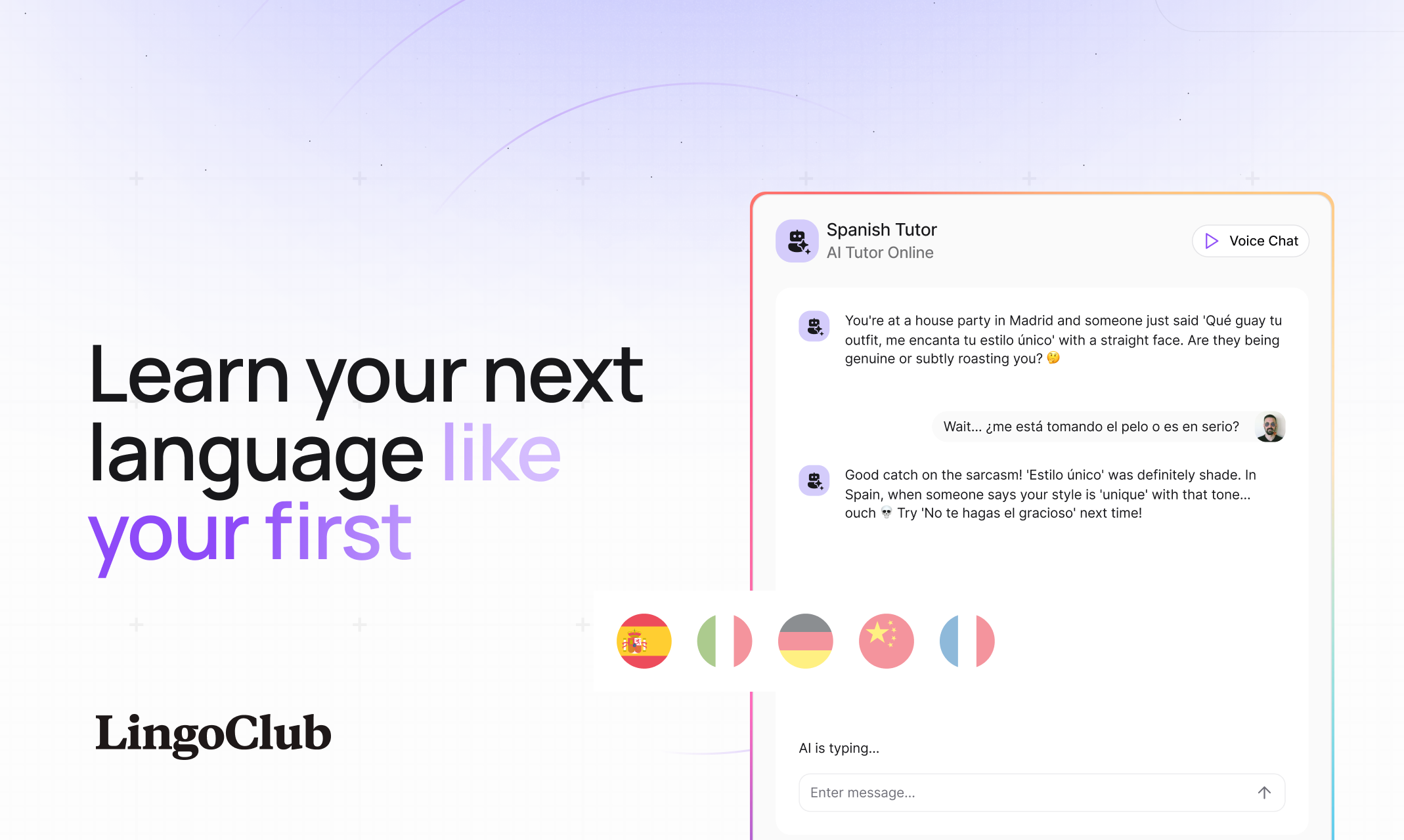 https://www.lingoclub.io