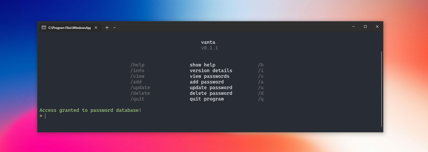 https://github.com/eelixir/vanta