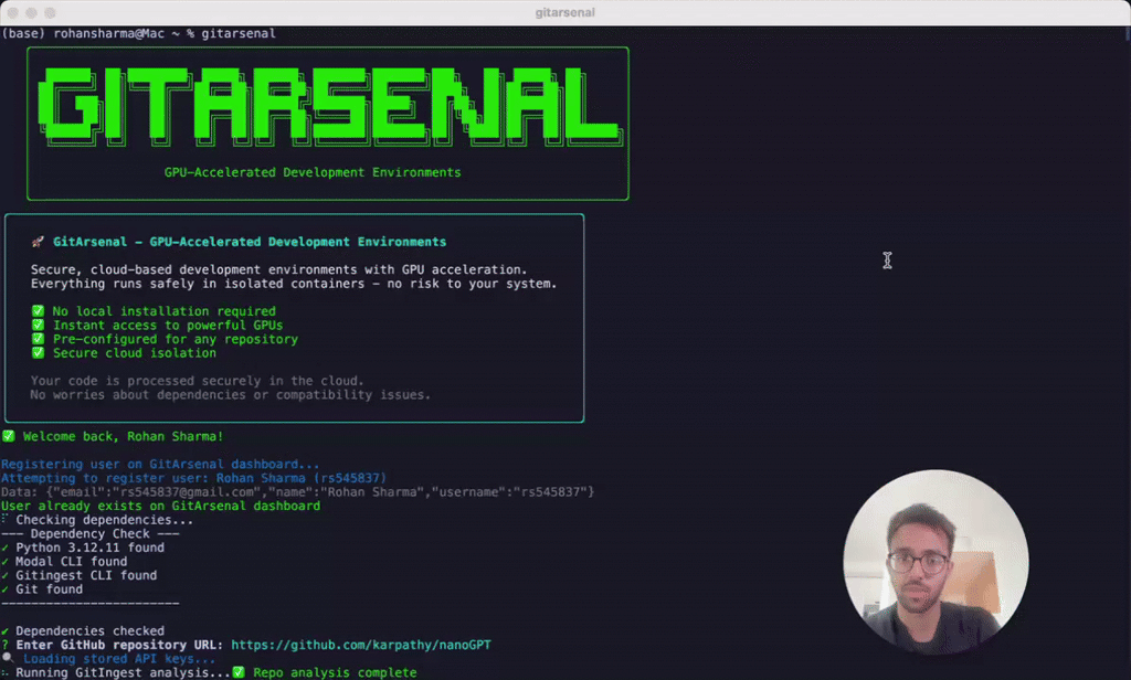 https://www.gitarsenal.dev/