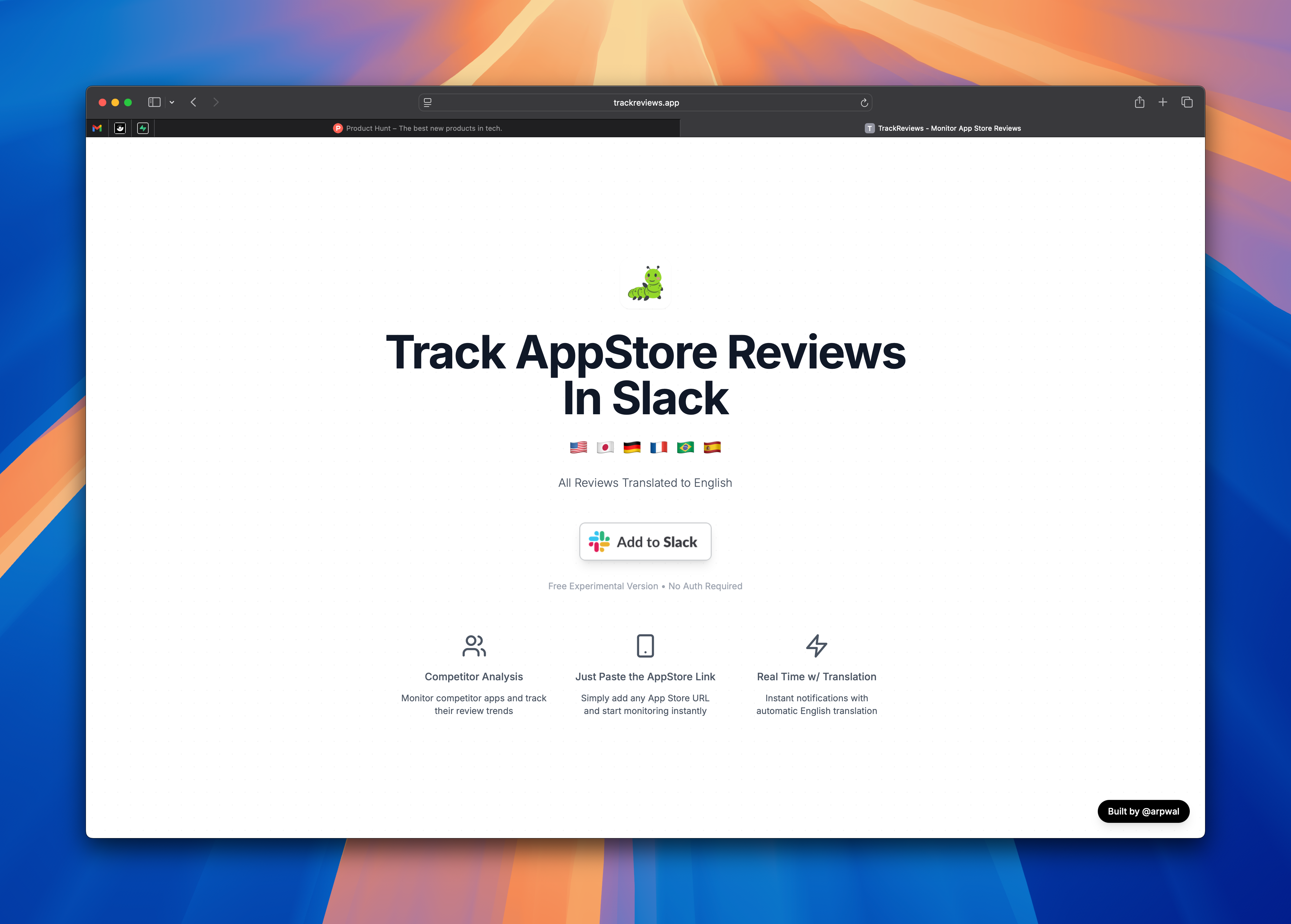 https://www.trackreviews.app/