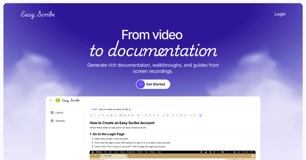 https://www.easyscribe.guide/