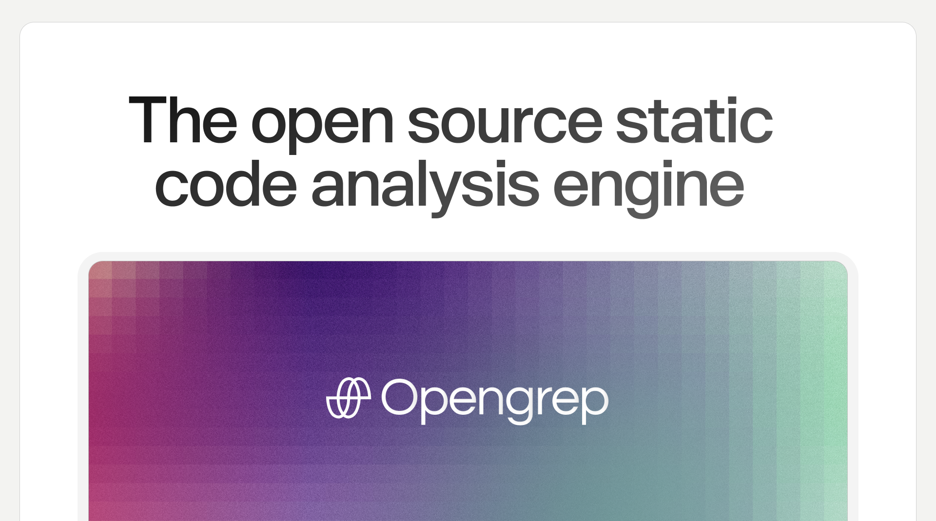 https://www.opengrep.dev/