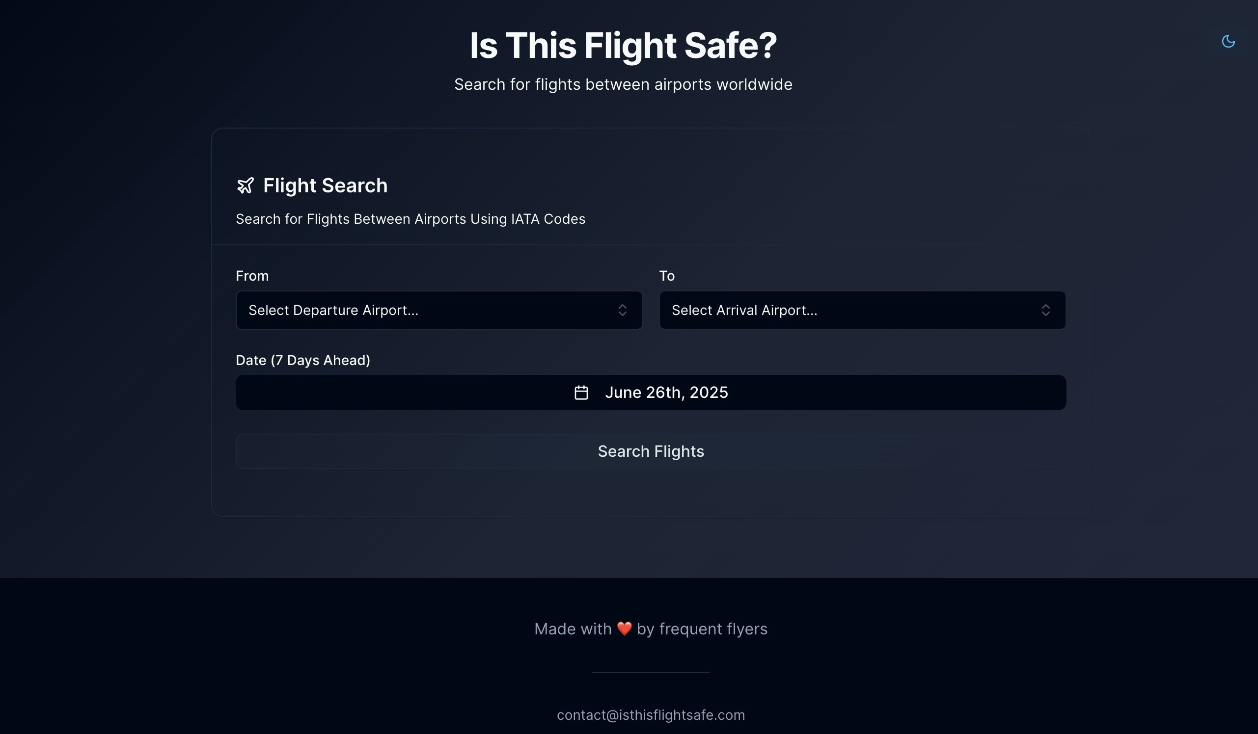 https://isthisflightsafe.com/