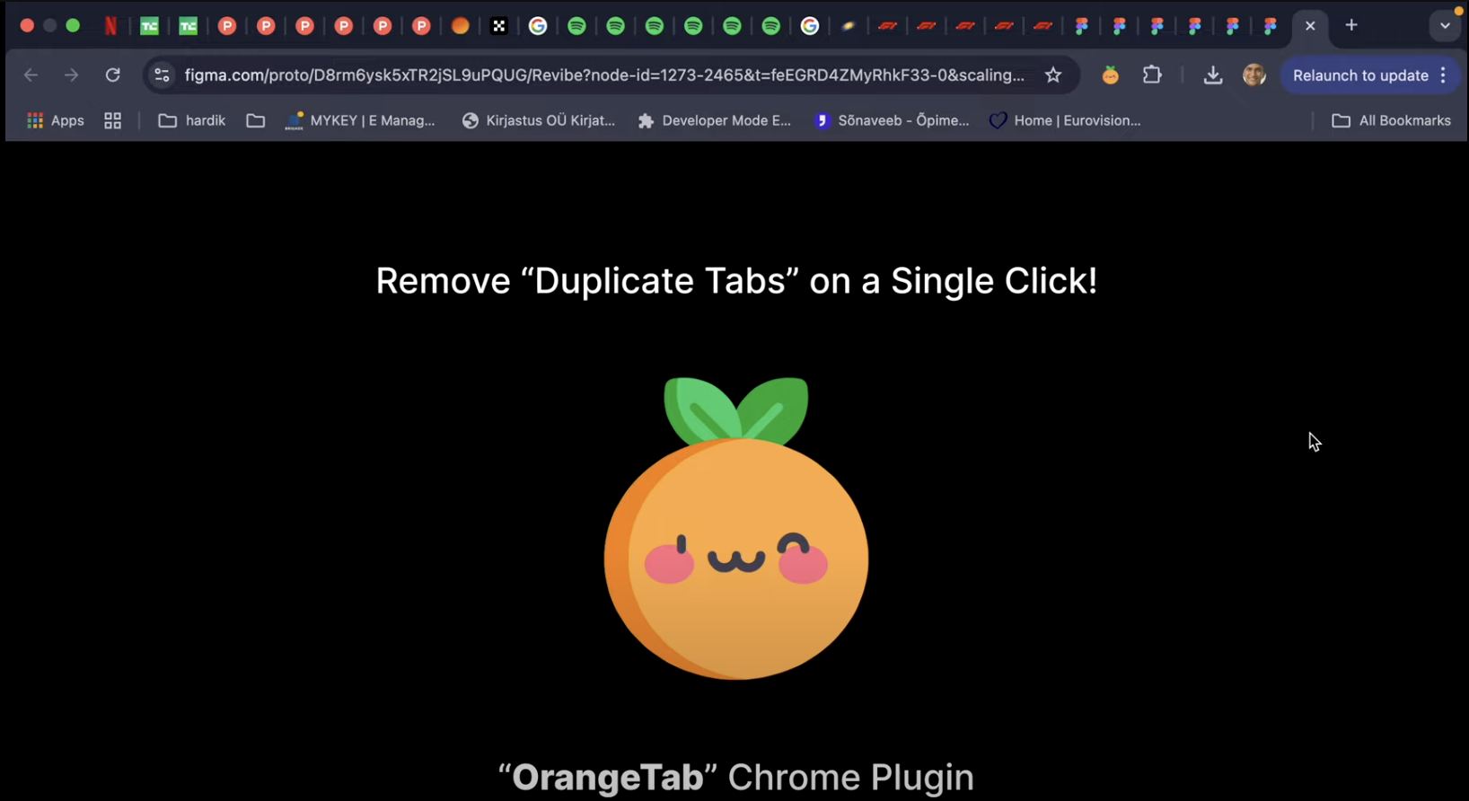 https://medium.com/@hardiktank90/close-duplicate-tabs-on-a-single-click-using-this-chrome-plugin-068e40b9399e