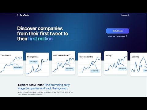 https://earlyfinder.co/
