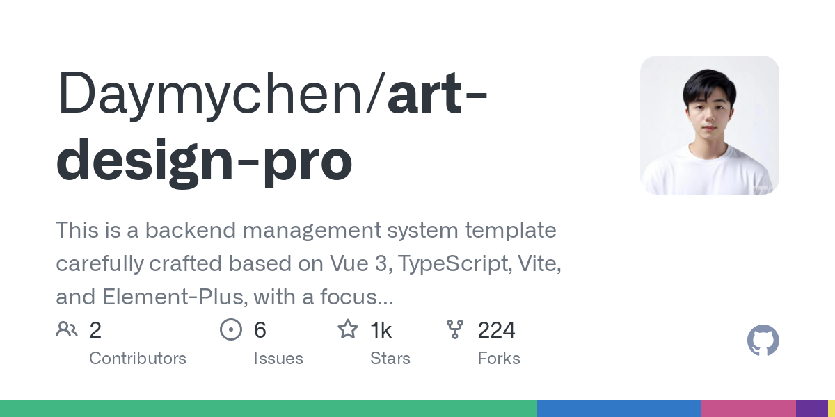 https://github.com/Daymychen/art-design-pro
