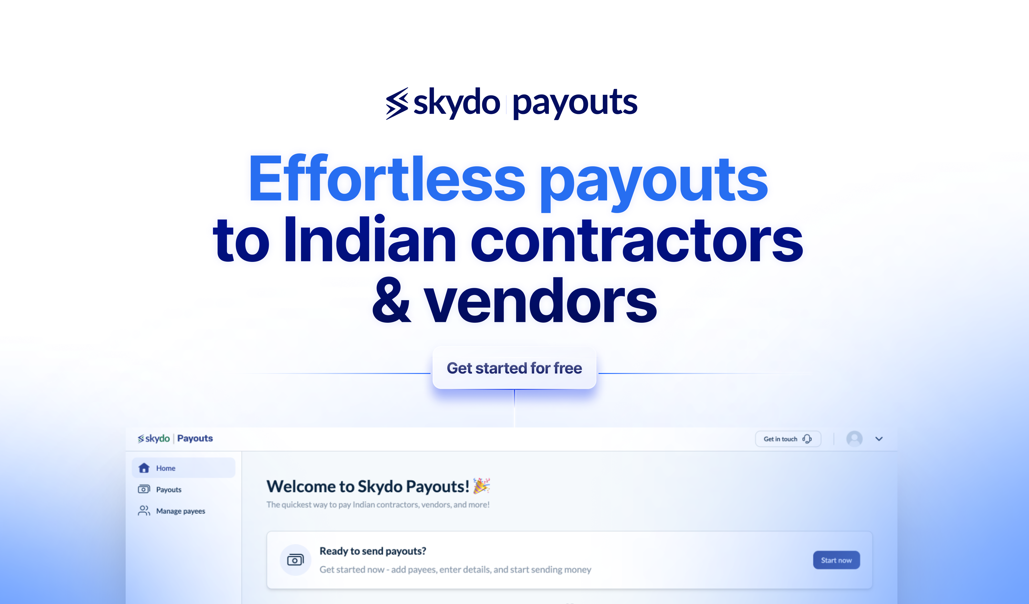https://www.skydo.com/payouts
