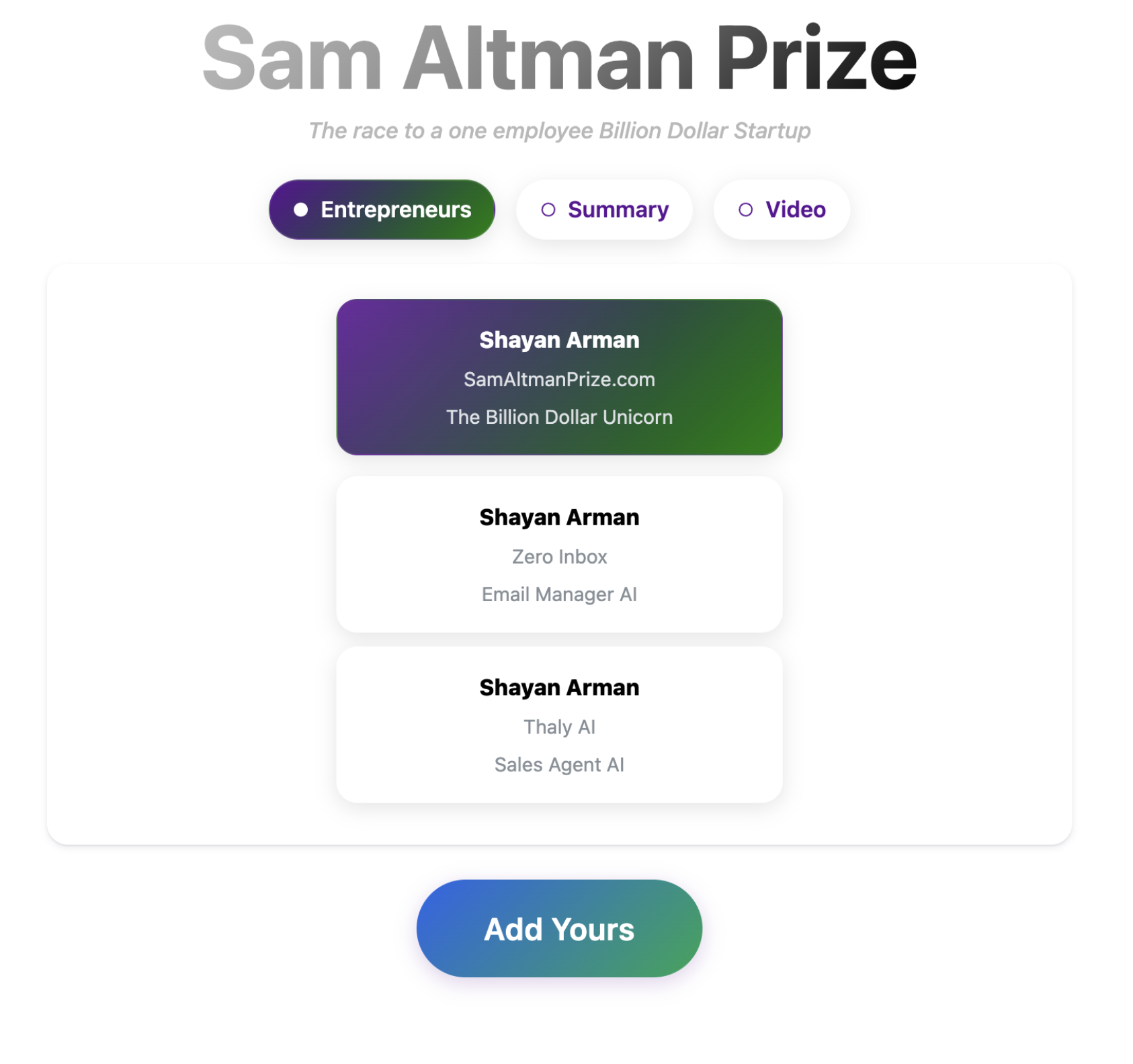 https://www.samaltmanprize.com/