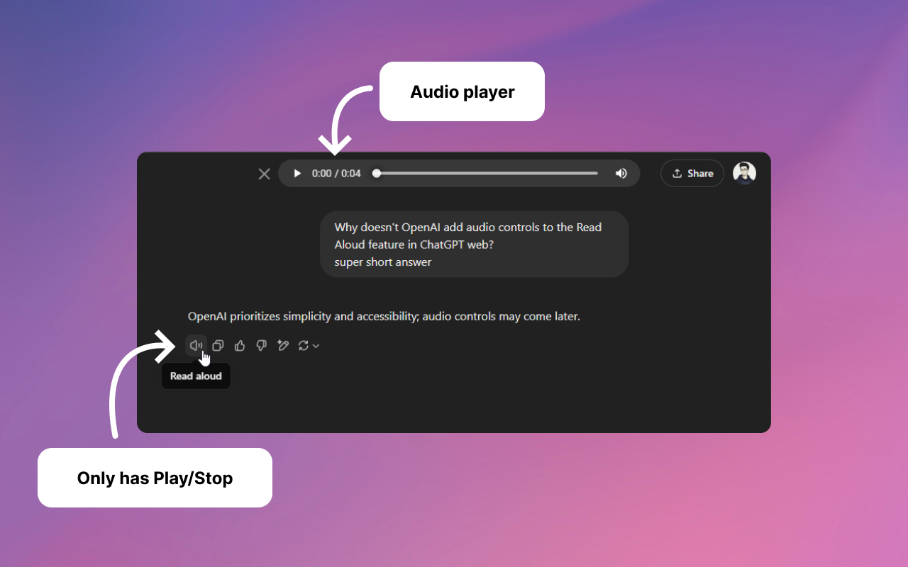 https://chromewebstore.google.com/detail/audio-player-for-chatgpt/pgogbhnjghehkajgclkpgplflfnjcgpm