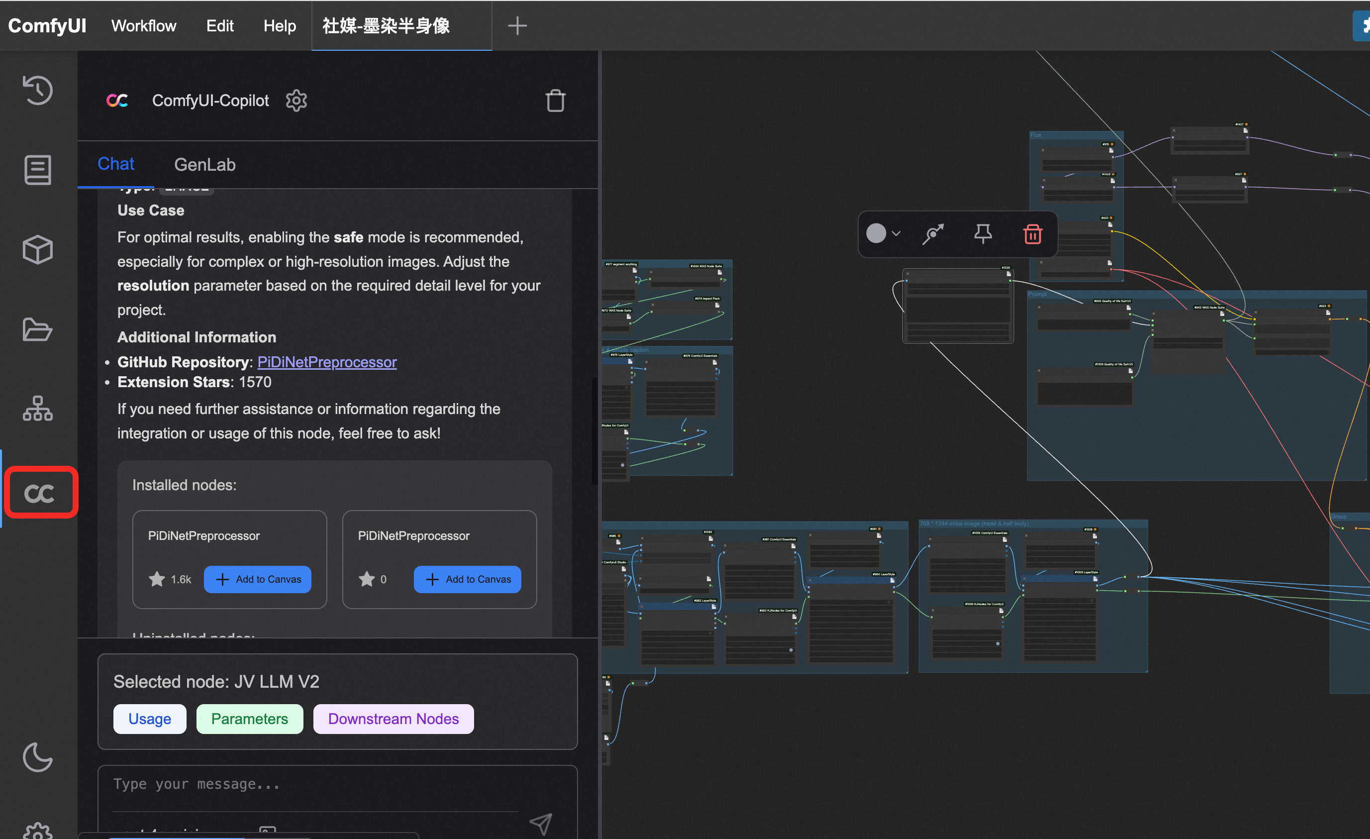 https://github.com/AIDC-AI/ComfyUI-Copilot